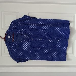 Old Navy Blue Polka-dot blouse